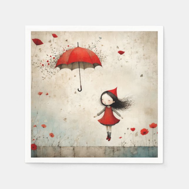 Poppies Napkin (Front)