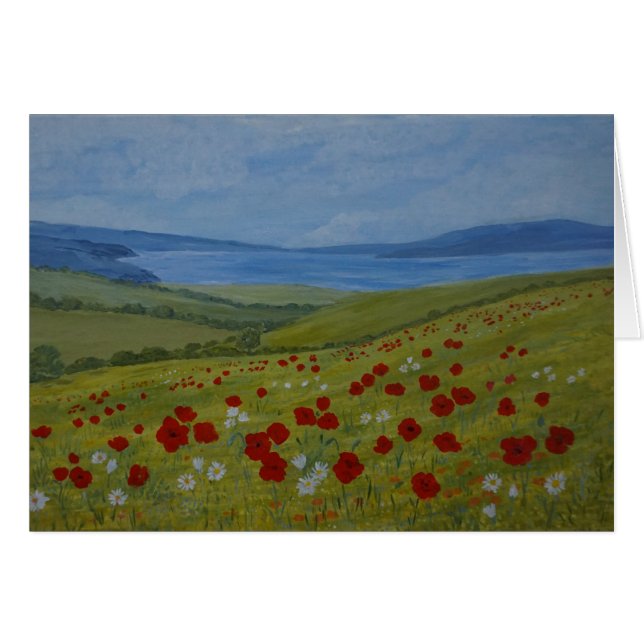 Poppies on the Coast (Front Horizontal)
