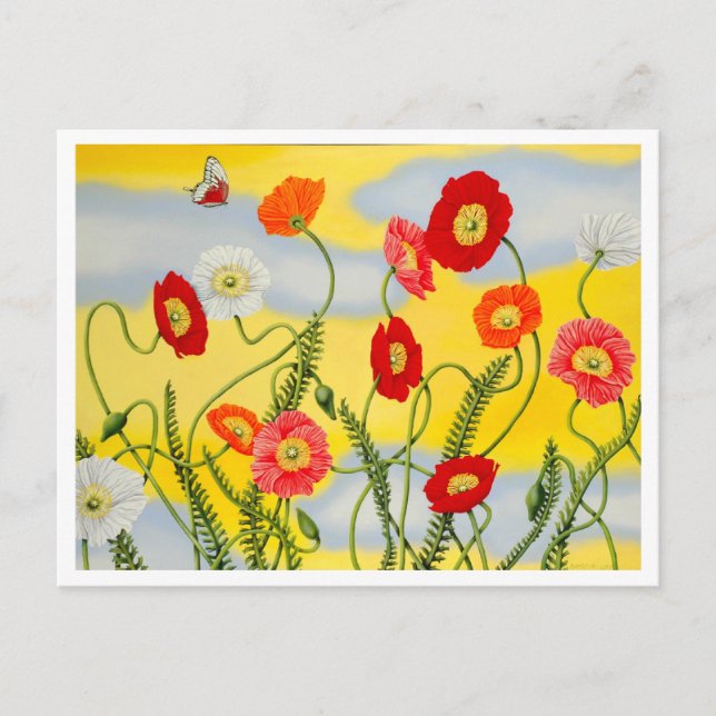 Poppies Postcard (Front)