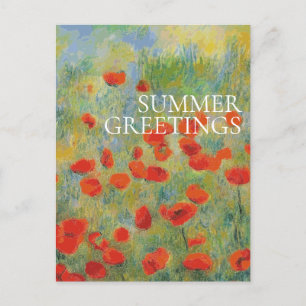 Poppies - Postcard