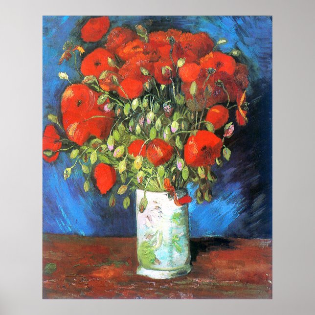 Poppies, Van Gogh Poster (Front)