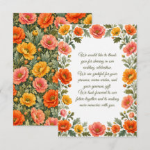 Poppies Wedding