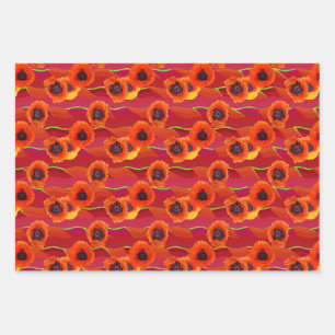 Poppies Will Make Her Sleep Wrapping Paper Sheet