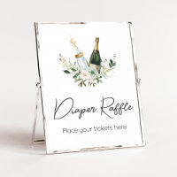 Poppin' Baby Bottles Baby Shower Diaper Raffle