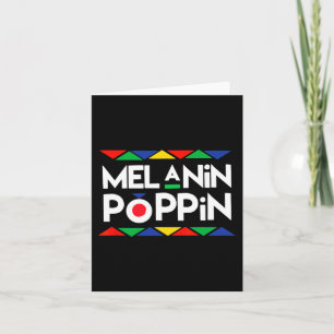 Poppin Black History Gifts African Black History M Card