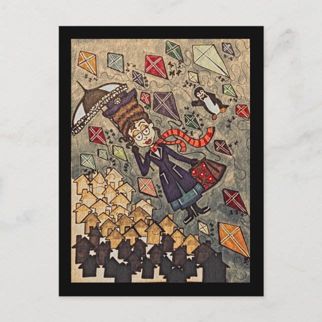 Poppin' Bye Postcard (Front)