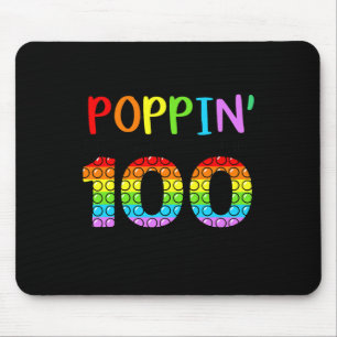 Poppin My Way Through 100 Days Of School  Mouse Pad