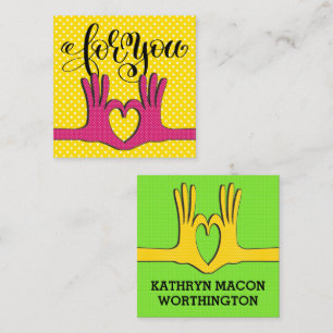 Poppin' Polka Dots Enclosure Cards