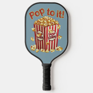 Poppin' with Style - "Pop to it!" Pickleball Paddle