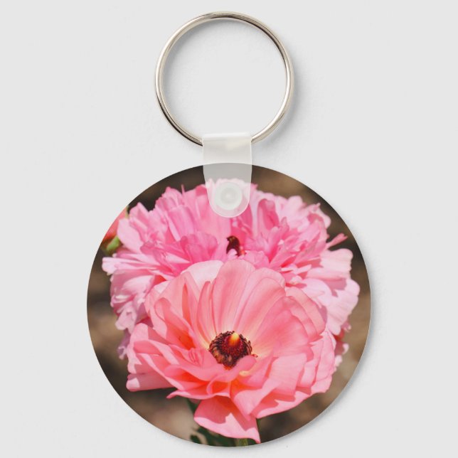 Popping in Pink  Key Ring (Front)