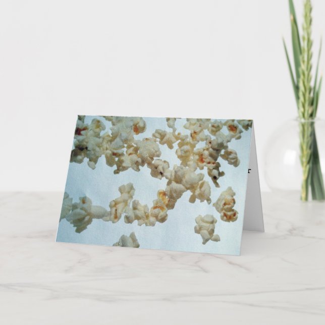 "POPPING WITH LAUGHTER" BECAUSE YOU ARE "50" CARD (Front)