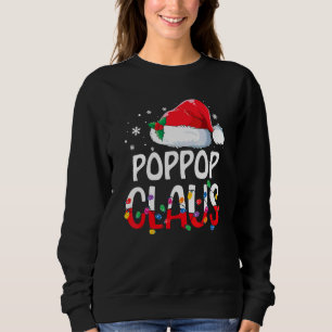 Poppop Claus Matching Family Christmas Pajamas Xma Sweatshirt