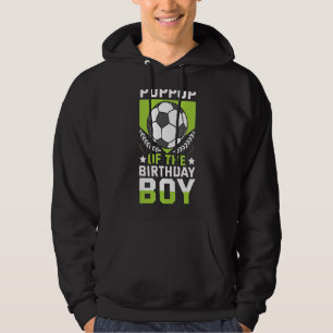 Poppop Of The Birthday Boy Soccer Player Bday Team Hoodie