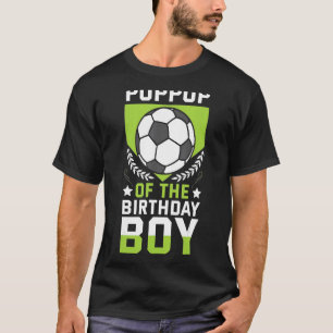 Poppop Of The Birthday Boy Soccer Player Bday Team T-Shirt