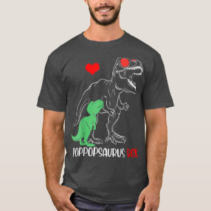 PopPopsaurus Daddy Re Autism Awareness Proud Dad T-Shirt