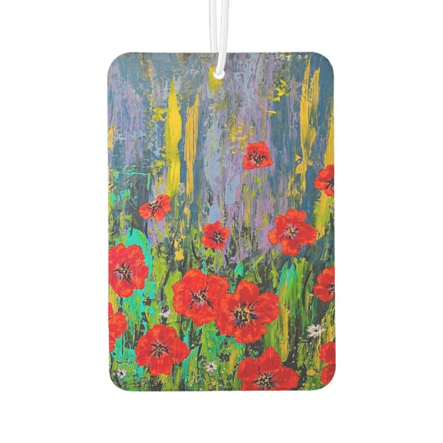 Poppy Air Freshener (Back)