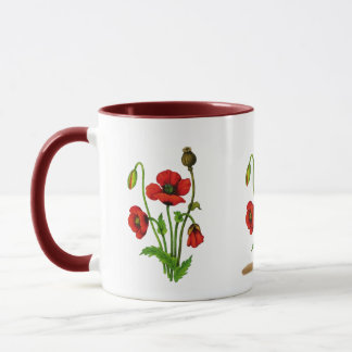 Poppy and a puppy mug