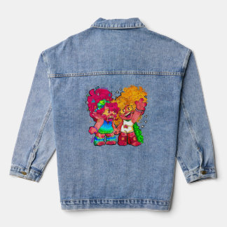 Poppy and Viva Trolls Denim Jacket