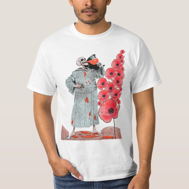 Poppy Appeal - Lest We Forget T-Shirt (Front)