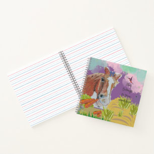 Poppy art fun colours notebook