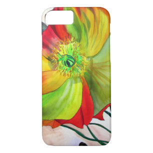 Poppy Art macro poppy Case-Mate iPhone Case