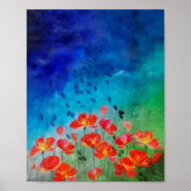 Poppy Art Poster (Front)