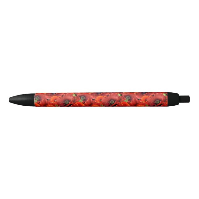 Poppy Black Ink Pen (Front)