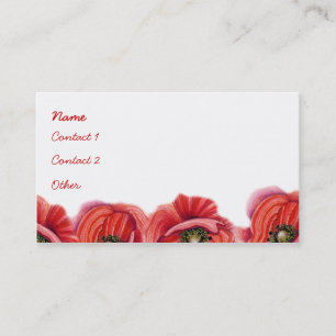 Poppy Border Profile Card