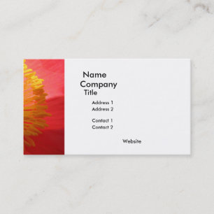 Poppy Business Card