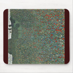 Poppy By Klimt Gustav Mouse Pad