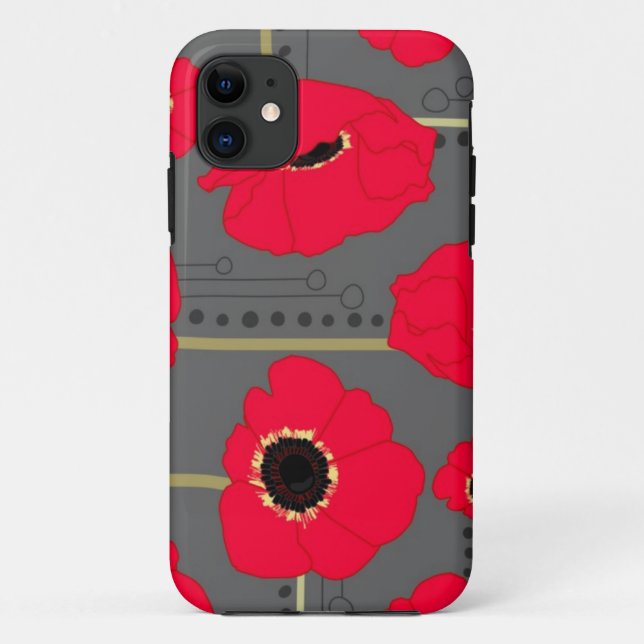 Poppy Case-Mate iPhone Case (Back)