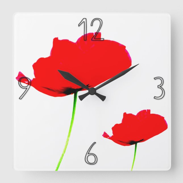 POPPY Collection 01 Wall Clock (Front)