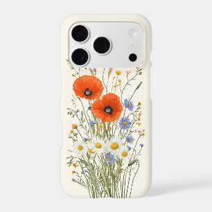 Poppy Cornflower Meadow Bouquet iPhone Case