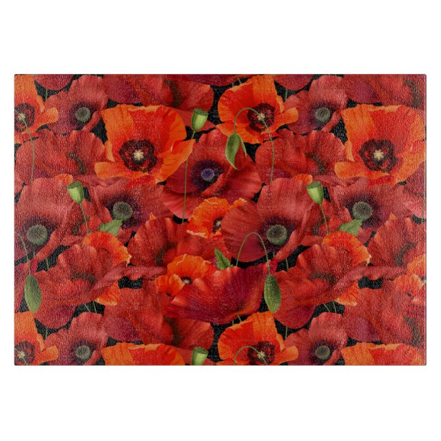 Poppy Cutting Board (Front)