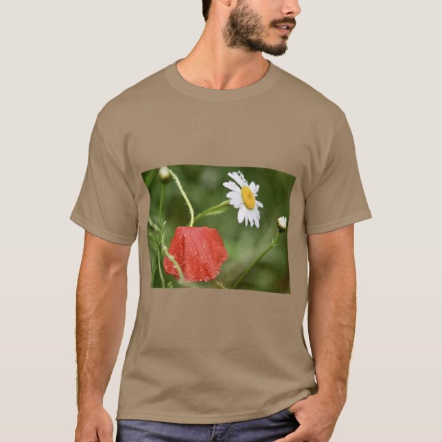 Poppy & Daisy Floral Charm Tee (Front)