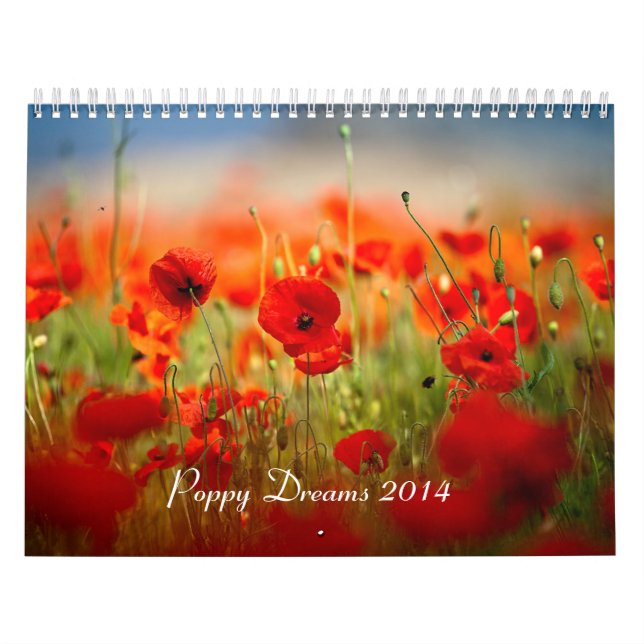 Poppy Dreams 2014 Calendar (Cover)