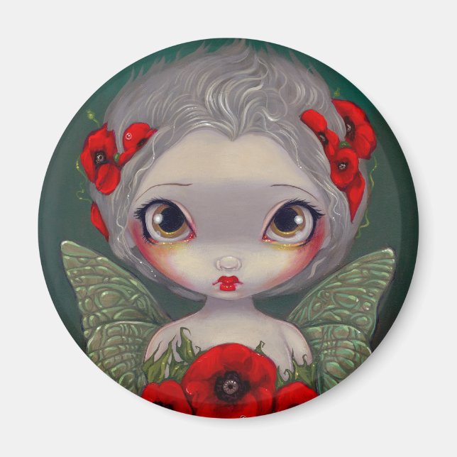 "Poppy Fairy" Magnet (Front)