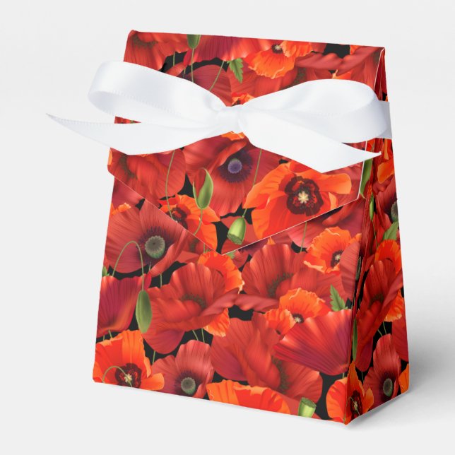Poppy Favour Box (Front Side)