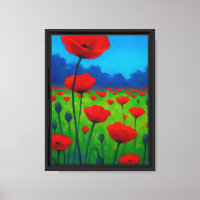 Poppy Field Art