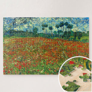 Poppy Field by Vincent Van Gogh  Jigsaw Puzzle