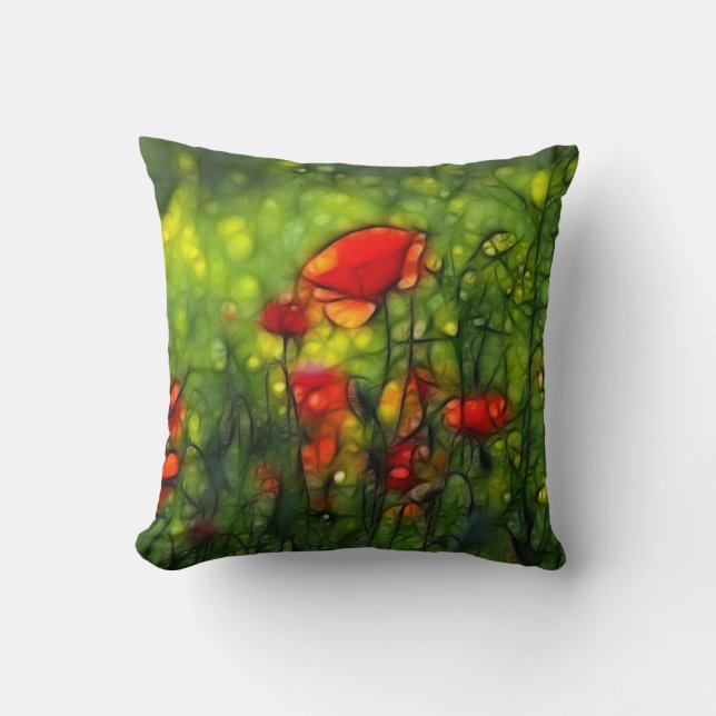 Poppy field cushion (Front)
