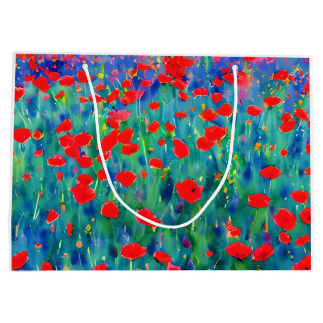 Poppy Field gift bag (Back)