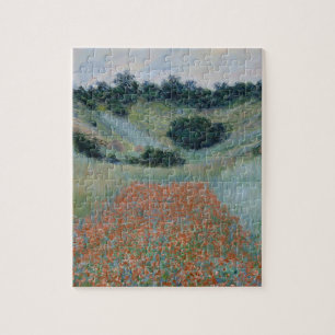 Poppy Field in a Hollow near Giverny (by Monet) Jigsaw Puzzle