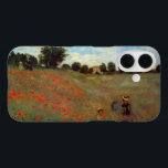 Poppy Field Near Argenteuil by Claude Monet iPhone 16 Case<br><div class="desc">The Poppy Field near Argenteuil (1873) by Claude Monet is a vintage impressionism fine art painting featuring a mother and child in a meadow with red poppy flowers in Argenteuil, France. About the artist: Claude Monet was a founder of the French impressionist painting movement with most of his paintings being...</div>