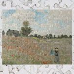 Poppy Field Near Argenteuil by Claude Monet Jigsaw Puzzle<br><div class="desc">The Poppy Field near Argenteuil (1873) by Claude Monet is a vintage impressionism fine art painting featuring a mother and child in a meadow with red poppy flowers in Argenteuil, France. About the artist: Claude Monet was a founder of the French impressionist painting movement with most of his paintings being...</div>