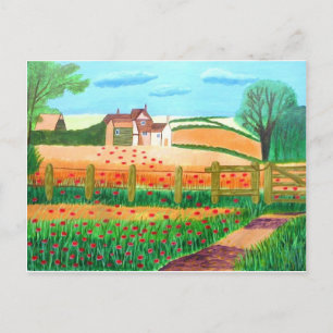 Poppy Field Postcard