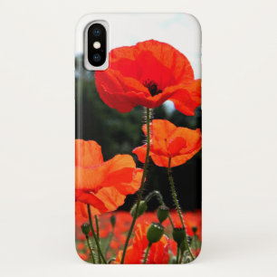 Poppy Field, Red Poppies in Bloom Case-Mate iPhone Case