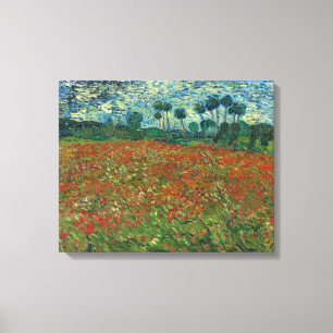 Poppy Field - Vincent van Gogh Canvas Print