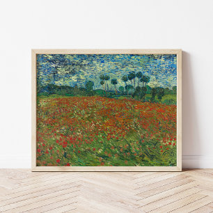 Poppy Field   Vincent van Gogh Poster
