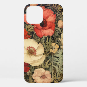 Poppy Fields: A Floral Symphony iPhone 12 Case
